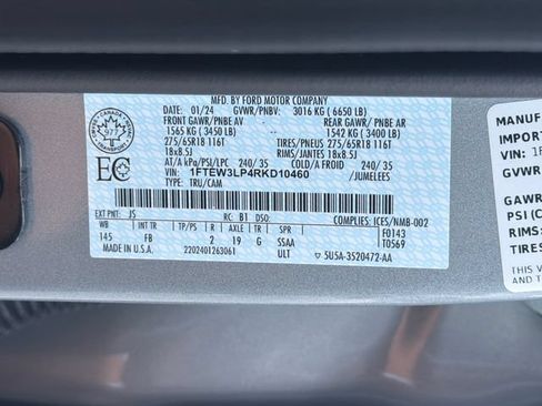 Certified 2024 Ford F150 XLT w/ Equipment Group 302A MID AWD/4WD image 35