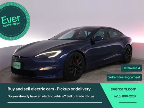 Used 2025 Tesla Model S Plaid AWD/4WD image 1