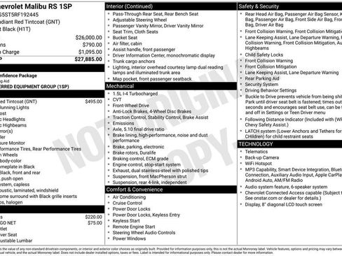 Used 2024 Chevrolet Malibu RS FWD image 29