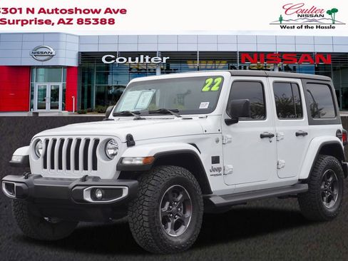 Used 2022 Jeep Wrangler Unlimited Sahara image 1