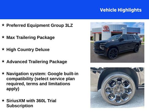 Used 2025 Chevrolet Tahoe High Country image 4