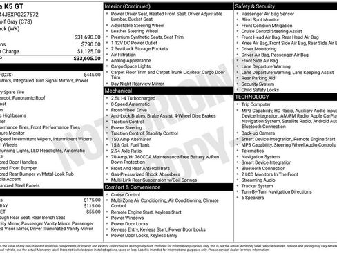 Certified 2023 Kia K5 GT FWD image 16