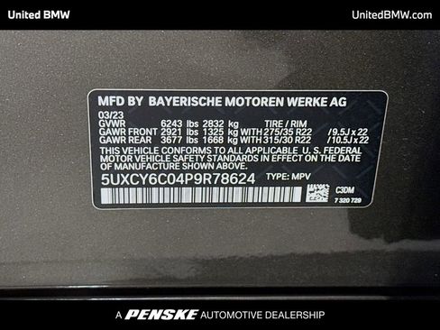 Used 2023 BMW X6 xDrive40i w/ M Sport Package image 15