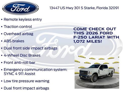 New 2026 Ford F250 Lariat AWD/4WD image 30
