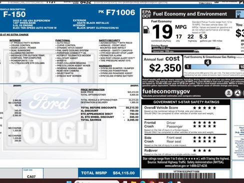 Used 2023 Ford F150 XL w/ STX Appearance Package AWD/4WD image 4