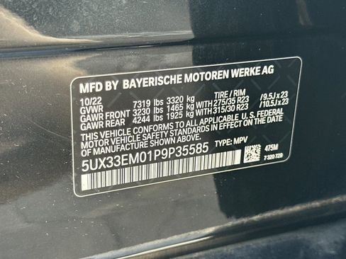 Used 2023 BMW X7 M60i w/ Executive Package AWD/4WD image 31