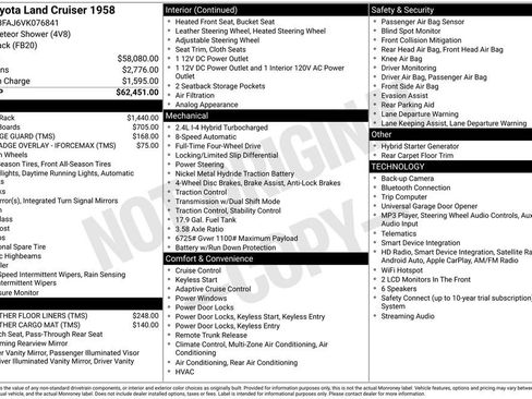 New 2027 Toyota Land Cruiser 1958 AWD/4WD image 36