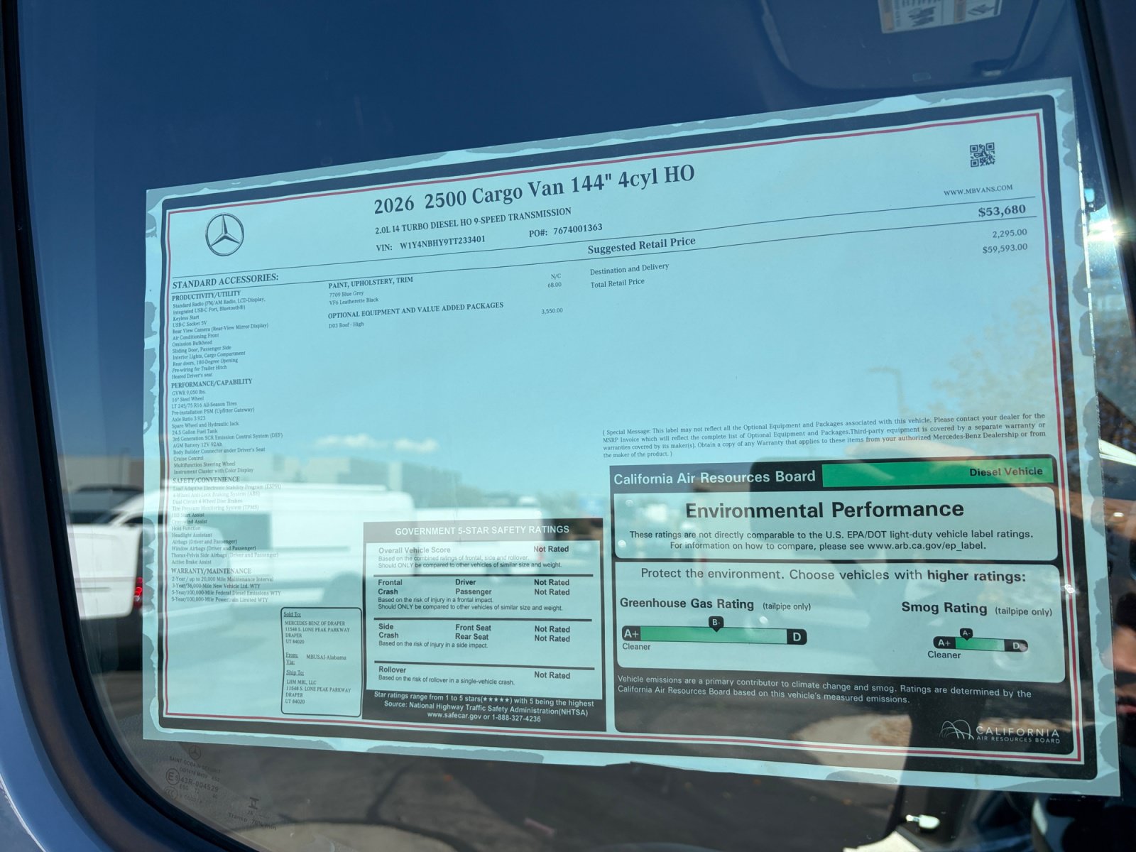 New 2026 Mercedes-Benz Sprinter 2500 image 35