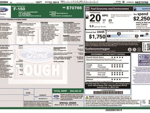 Certified 2022 Ford F150 XLT w/ Equipment Group 302A High image 5