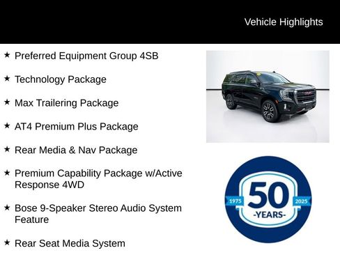 Used 2021 GMC Yukon AT4 w/ AT4 Premium Plus Package AWD/4WD image 7