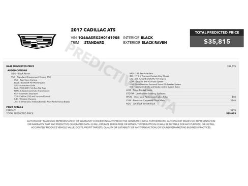 Used 2017 Cadillac ATS 2.0T Sedan RWD image 2
