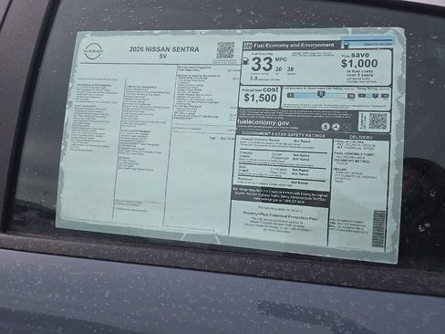 New 2026 Nissan Sentra SV w/ SV Convenience Package FWD image 35