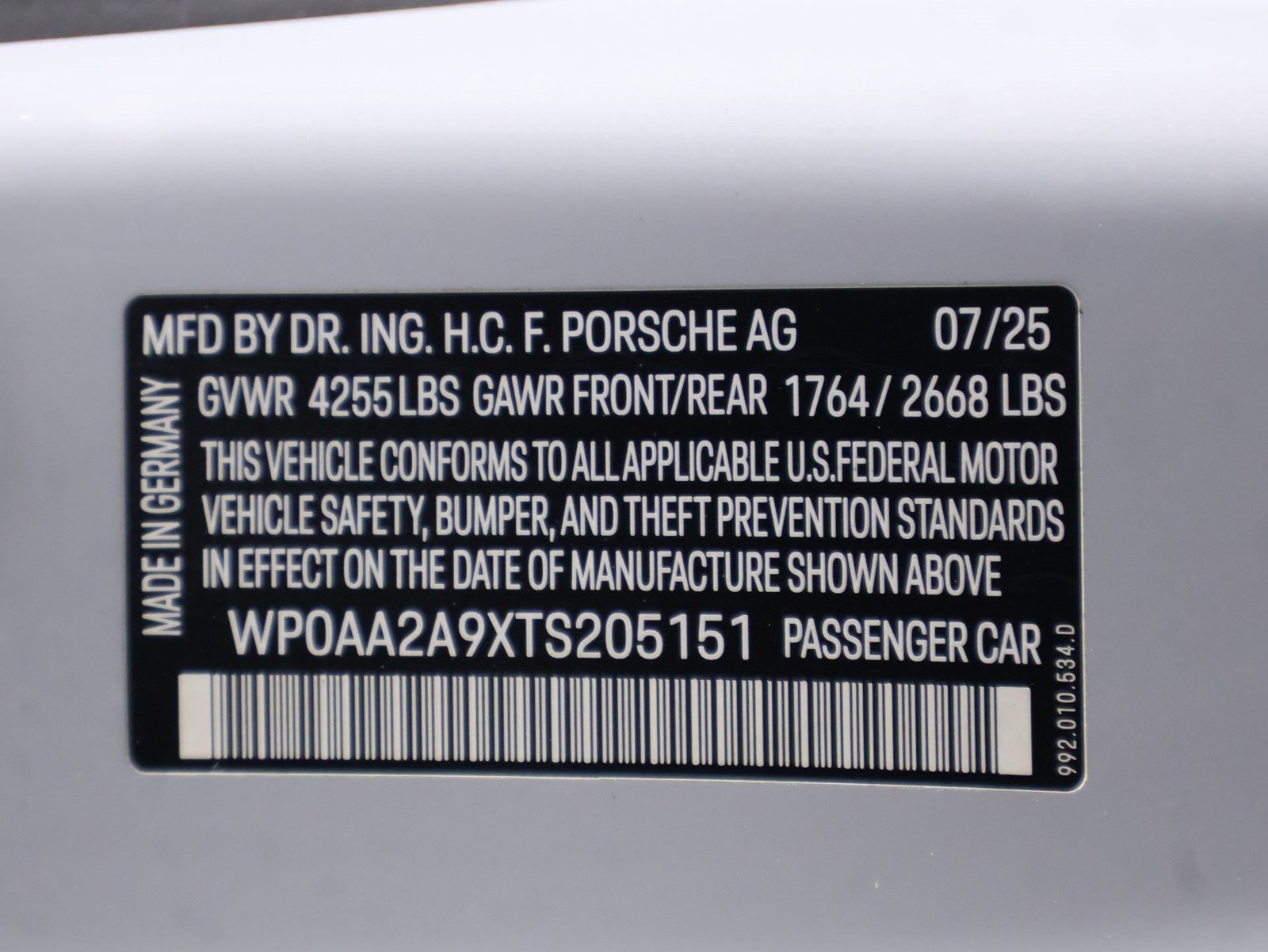 Certified 2026 Porsche 911 Carrera T RWD image 19