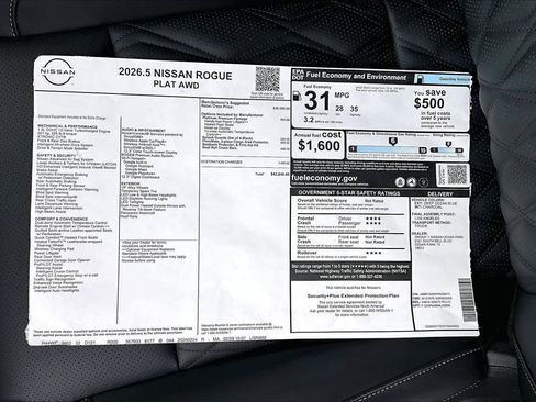 New 2026 Nissan Rogue Platinum image 21