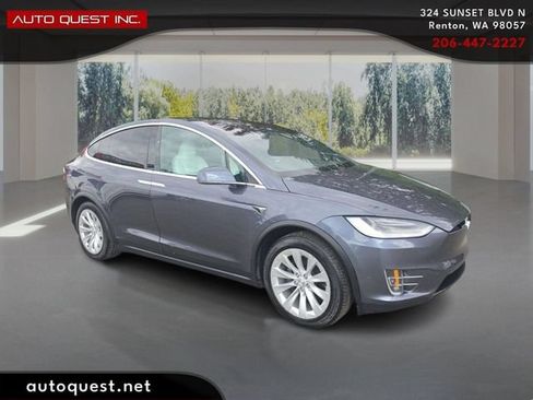 Used 2021 Tesla Model X Long Range AWD/4WD image 3