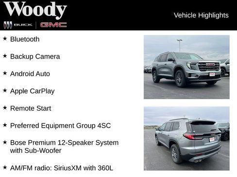 New 2026 GMC Acadia Elevation FWD image 3