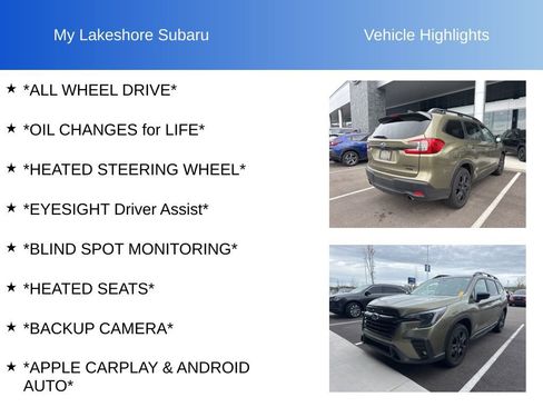 Used 2025 Subaru Ascent Onyx Edition w/ Popular Package #2 AWD/4WD image 6