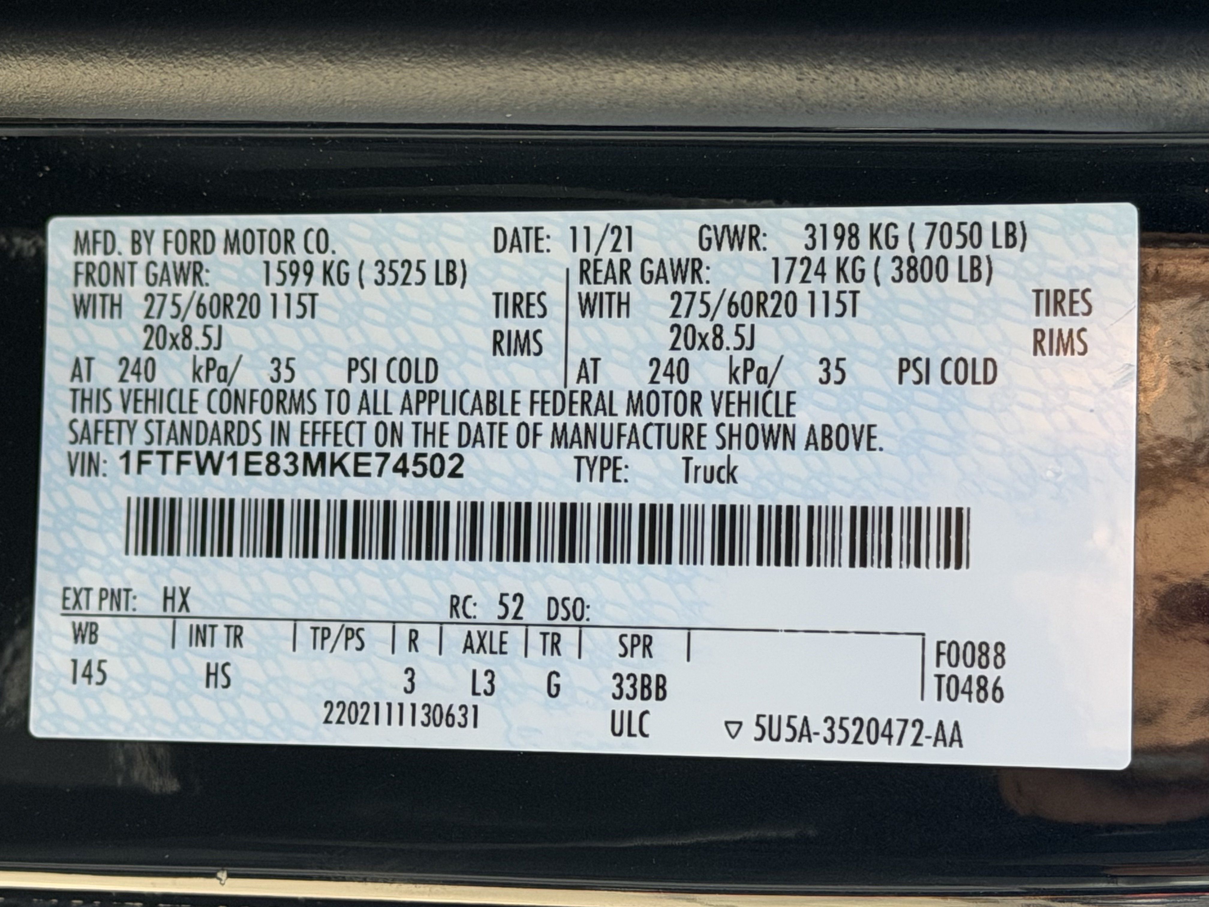 Used 2021 Ford F150 Lariat AWD/4WD image 13