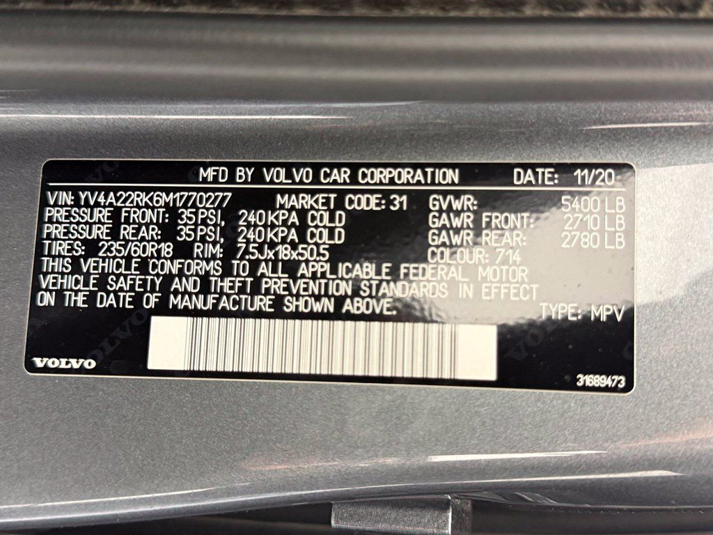 Used 2021 Volvo XC60 T6 Momentum AWD/4WD image 30