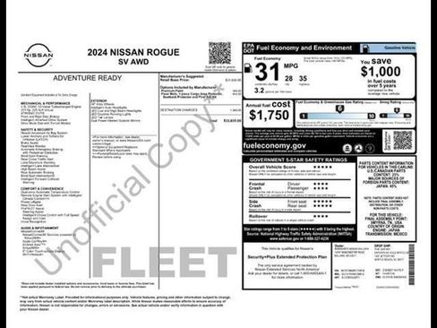 Used 2024 Nissan Rogue SV AWD/4WD image 23