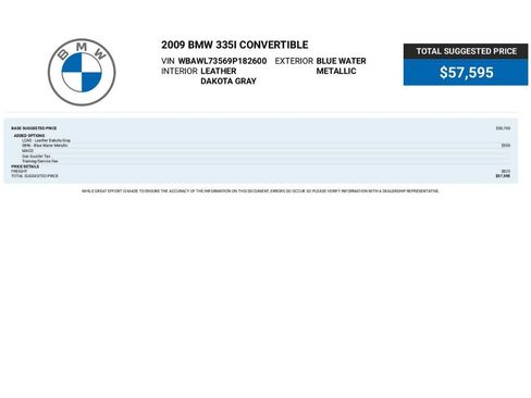 Used 2009 BMW 335i Convertible RWD image 2