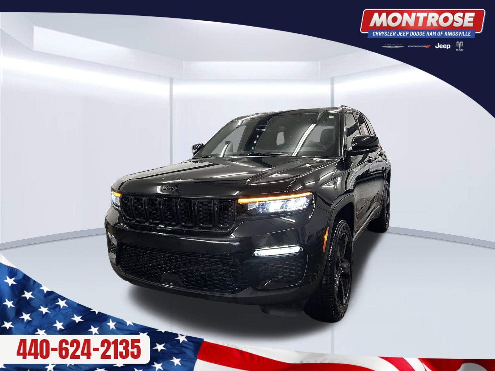 Used 2025 Jeep Grand Cherokee Limited w/ Black Appearance Package AWD/4WD 360° Tour