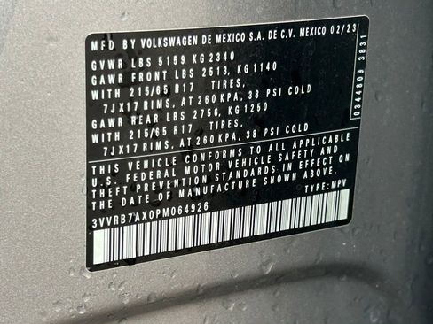 Used 2023 Volkswagen Tiguan S w/ Driver Assistance Package image 64