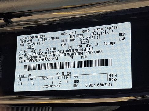 Certified 2024 Ford F150 XLT w/ Equipment Group 302A MID AWD/4WD image 26