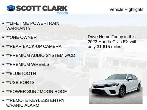Used 2023 Honda Civic EX image 11