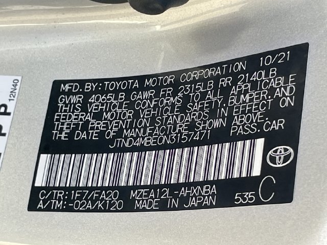 Used 2022 Toyota Corolla SE FWD image 27