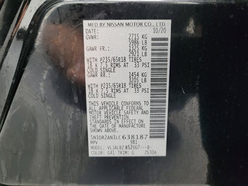 Used 2020 Nissan Pathfinder S FWD image 33
