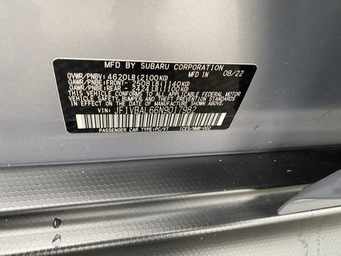 Used 2022 Subaru WRX Limited image 25