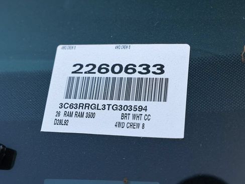 New 2026 RAM 3500 Tradesman AWD/4WD image 38