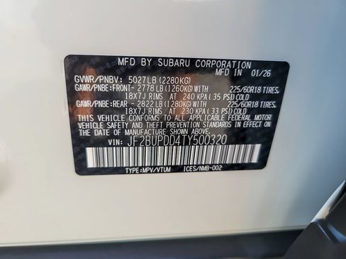 Certified 2026 Subaru Outback Limited w/ Premium/Limited Package 2 AWD/4WD image 25