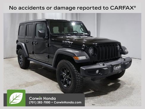 Used 2021 Jeep Wrangler Unlimited Sport image 1