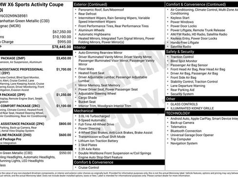 Used 2022 BMW X6 xDrive40i w/ M Sport Package image 17