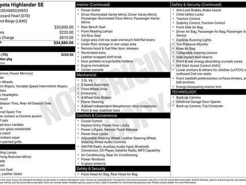 Used 2011 Toyota Highlander SE w/ Tow Pkg FWD image 17