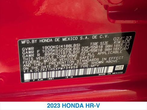 Certified 2023 Honda HR-V Sport image 26