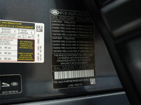 Used 2020 Land Rover Range Rover HSE AWD/4WD image 43