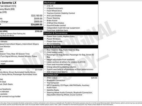 Used 2013 Kia Sorento LX w/ Value Pkg FWD image 32