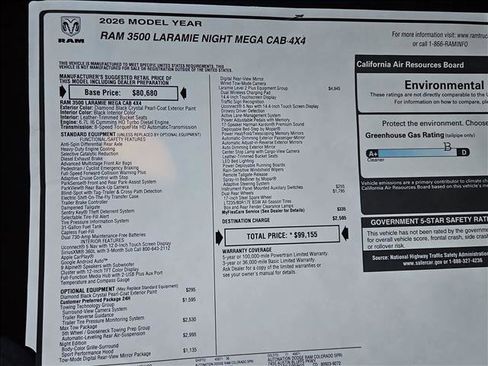 New 2026 RAM 3500 Laramie image 18