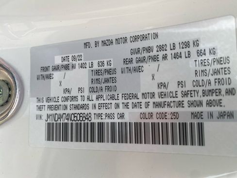 Used 2022 MAZDA MX-5 Miata RF Grand Touring image 39