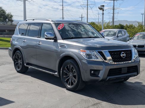 Used 2019 Nissan Armada Platinum w/ Captain's Chairs Package AWD/4WD image 7