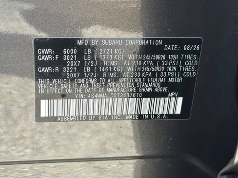 New 2026 Subaru Ascent Bronze Edition AWD/4WD image 31