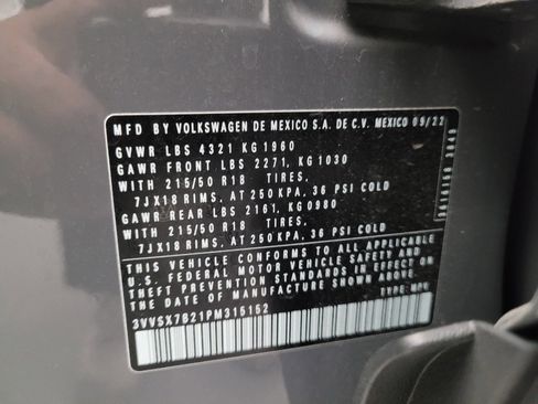Used 2023 Volkswagen Taos SE w/ Black Wheel Package FWD image 33