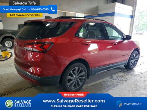 Used 2022 Chevrolet Equinox RS w/ RS Leather Package FWD image 4