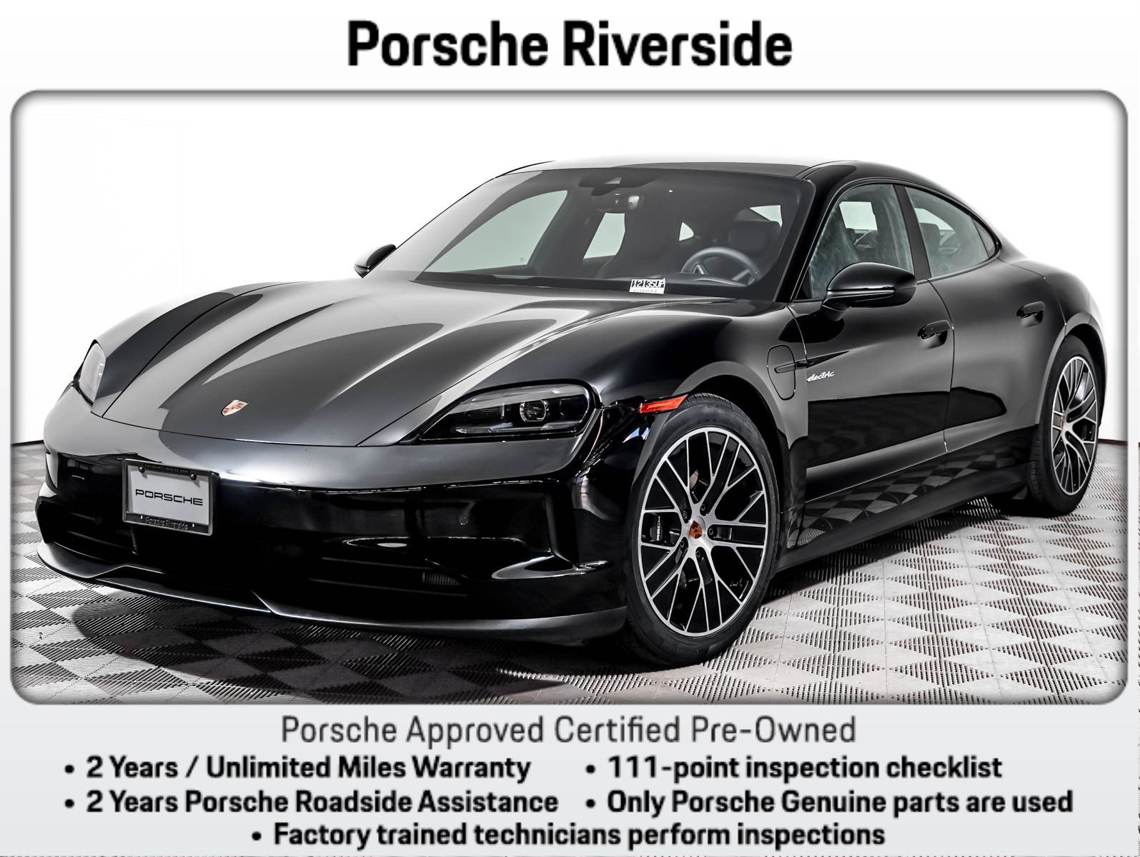 Certified 2025 Porsche Taycan RWD image 1