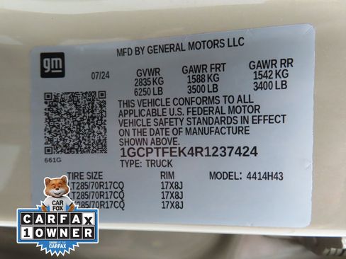 Used 2024 Chevrolet Colorado ZR2 w/ Technology Package AWD/4WD image 30