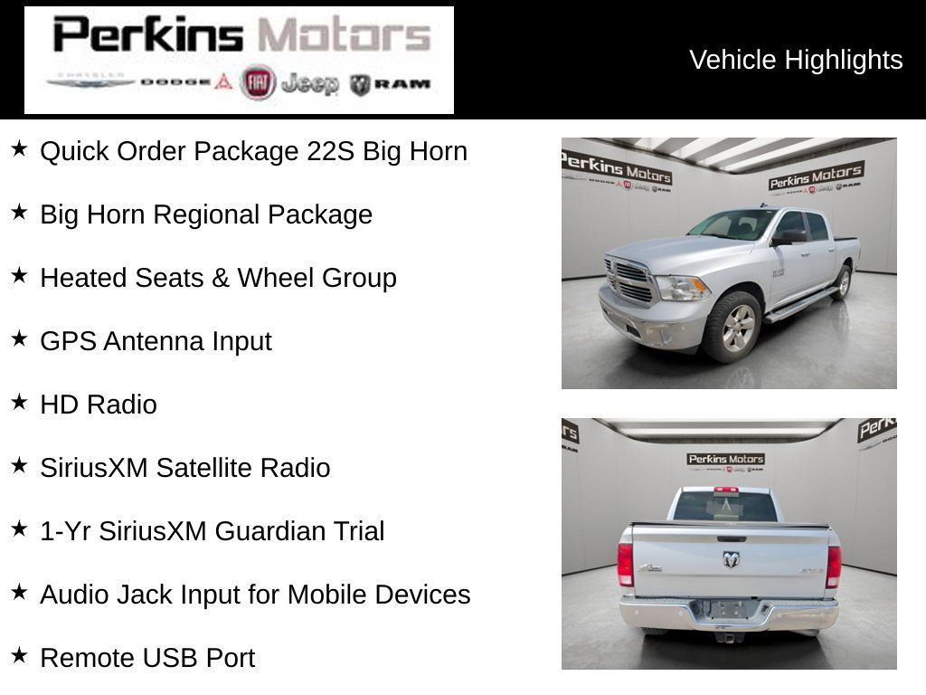 Used 2018 RAM 1500 Big Horn AWD/4WD image 7