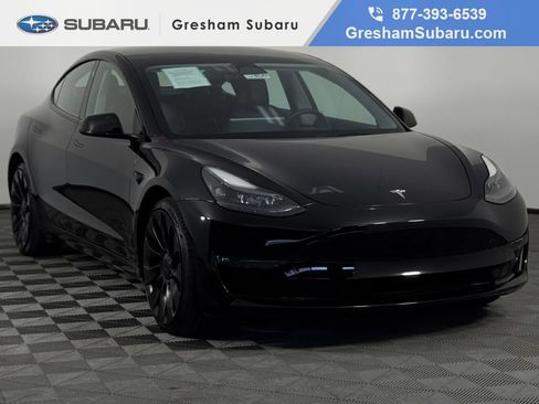 Used 2023 Tesla Model 3 Performance AWD/4WD image 1